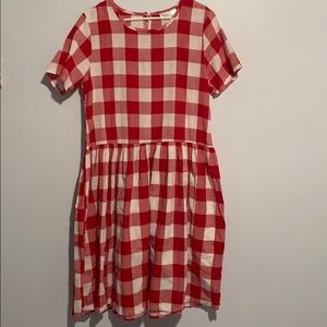 Red Gingham dress